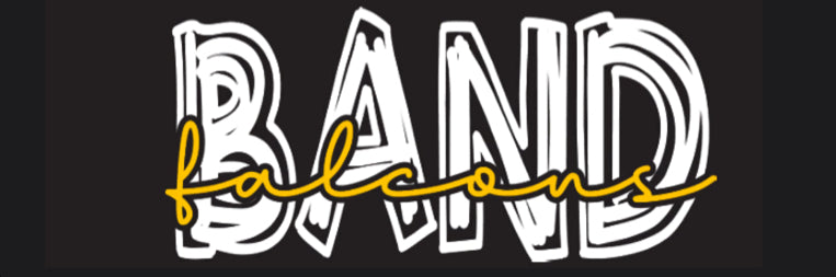 BAMB White Band with Gold Falcons Adult and Youth