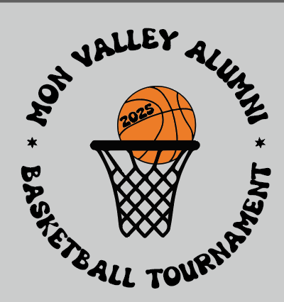 Mon Valley Alumni Basketball Tournament Sponsorship Tshirt